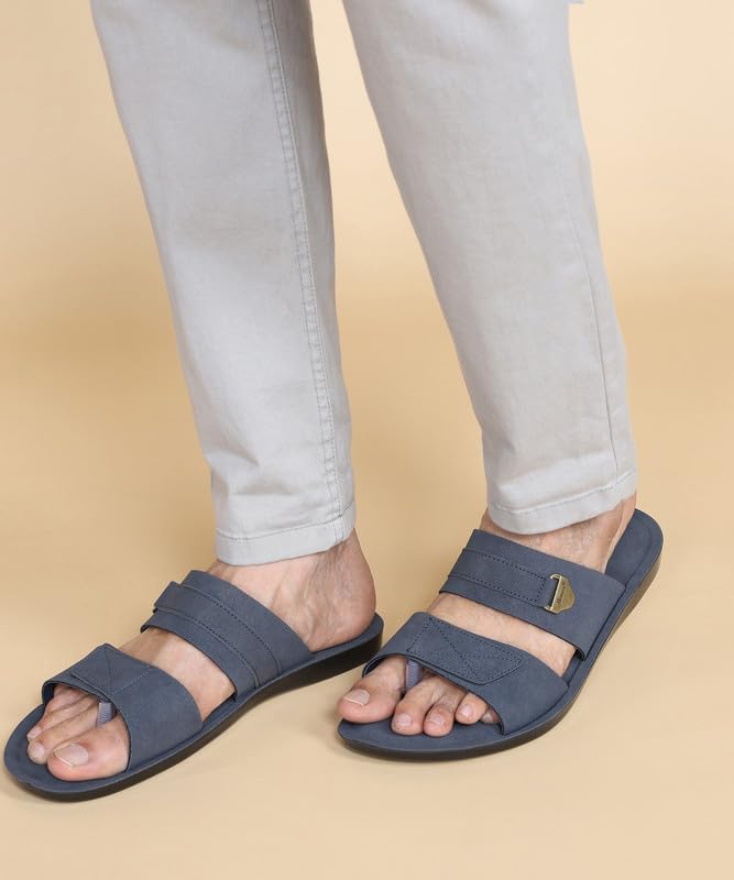 Image of PARAGON A1PUK2240G Men's Slip On Sandals | Trendy Casual Slip-on Sandals with Cushioned Footbed and Durable Construction | Perfect for Everyday Casual Wear