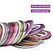 Nail Tape 30 Colors Narrow Line Striping Tape for Nail Art Decoration Crafting Projects Thin Stickers with 2 Dispensers