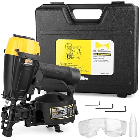 HBT HBCN45P 7/8" to 1-3/4" Coil Roofing Nailer with Magnesium Housing 11 GA Roofing Nail Gun Cover