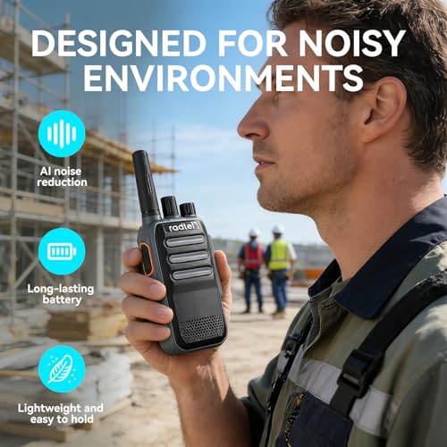 Radtel RT-A1 FRS Radio Analog & Digital DMR Radio with AI Noise Reduction Dual Noise Cancelling Walkie Talkie Voice Recording Playback Long-Lasting Battery Two Way Radio for Construction Site Airport - image 6
