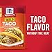 McCormick Taco Seasoning Mix, Mild, No MSG Added, No Artificial Colors or Flavors, For Tacos, Nachos, Fajitas and More, 1 oz