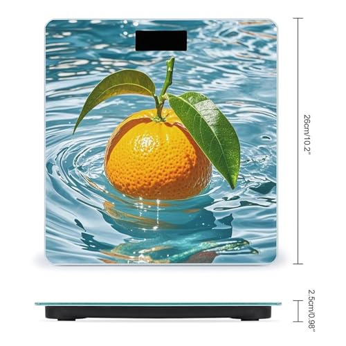 Báscula Digital de Baño Naranja Swimming miniatura 2