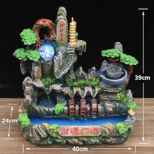 Fontaine à Eau de Bureau TUSUOD en résine sculptée haut de gamme - 3