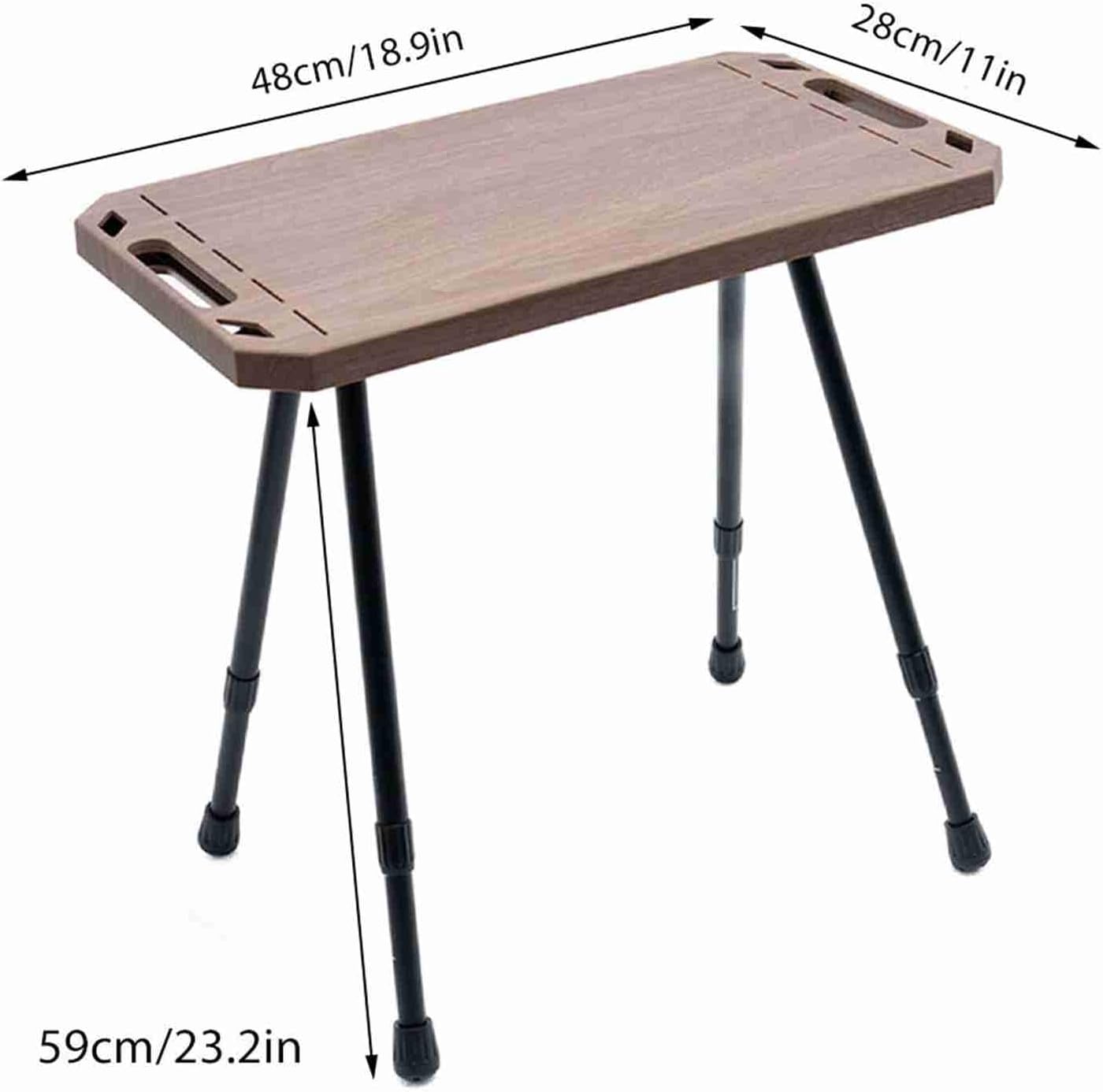 Ejoyous Foldable Camping Table with dimensions labeled
