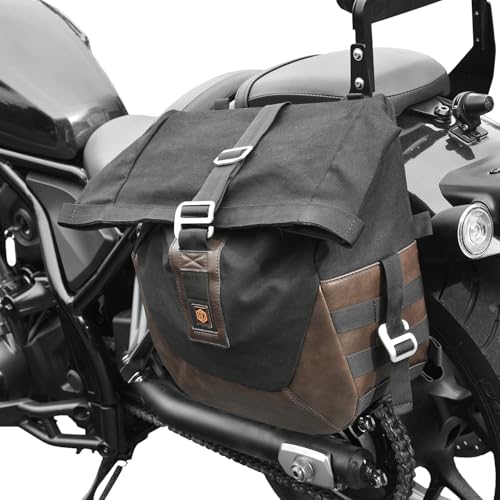 Bolsa lateral para motocicleta tipo saddlebag rápida