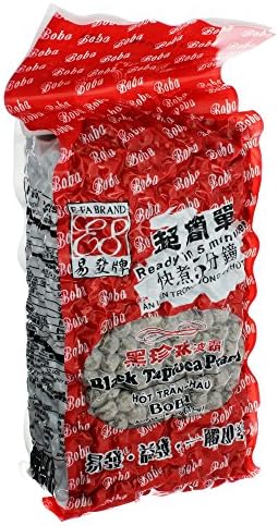 BLACK BUBBLE TEA BOBA TAPIOCA PEARL 2.2LB (Pack of 2)
