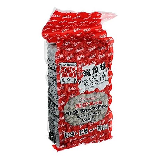 BLACK BUBBLE TEA BOBA TAPIOCA PEARL 2.2LB (Pack of 2)