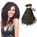 Produktbild LVY 9A echte haare Brazilian Kinky Curly Human Hair Bundles Brazilian Virgin Hair 3 Bundles Brazilian Curly Hair Weave Natural Black Total 300g16 18 20 Inch