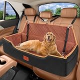 GL GLENSLAVE Große Hundesitzbank für Hunde unter 100 Pfund, Fully Detachable & Washable with Thick Cushion (schwarz Bronze)