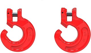 3.15 Ton Logging Chain Choker Hook for Logging Heavy Duty 3/8" Chain Hook for Logging， 2Pcs Logging Choker Hook for Wood