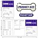 Eaasty 48 Pack Dog Vaccine Record Book Puppy Vaccination Record Card Foldable Puppy Vaccines Shot Record Canine Health Record Booklet Dog Nursing Supplies for Canine Health