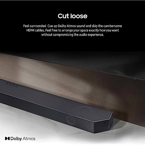 Image of SAMSUNG HW-Q910C 9.1.2ch Soundbar w / Wireless Dolby Audio, Rear Speaker Included, Q-Symphony, SpaceFit Sound Pro, Adaptive Sound, Game Mode Pro, Airplay 2 with Alexa Built-In