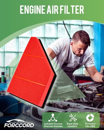Image of Cabin Air Filter and Engine Air Filter Fit for Enclave 24-18, Cadillac XT5 24-17, XT6 25-20, Blazer 24-19, TRAVERSE 23-18, GMC ACADIA 23-17 Filter Replacement CF11966 CA12166 Accessories