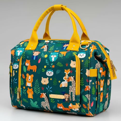 Image of StarAndDaisy Diaper Bag /Diaper Bags for Mom with Light Weight and Potable Design /Multi Compartments, Waterproof Baby Bag with Ultra Soft Fabric.