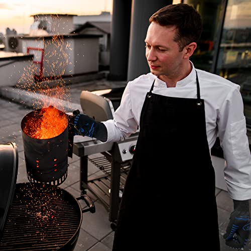 Highloong SGHR8803 Bbq Gloves, Oven Gloves 1472℉ Extreme Heat Resistant, Grilling Gloves Silicone Non-Slip Oven Mitts thumb #2