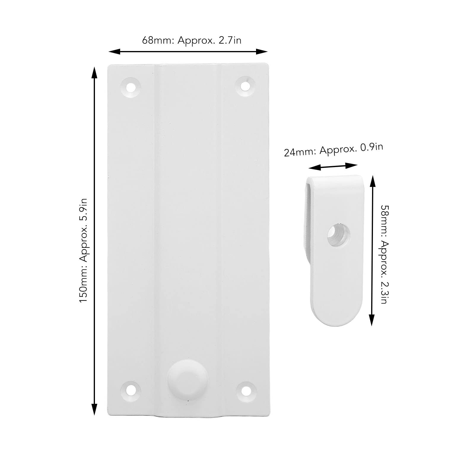 Yunseity Supporto da Parete per Altoparlanti, sistemi di Home Theater in Metallo Staffa da Parete per soundbar per AV Domestico HT A9, Stabile e Facile da installare