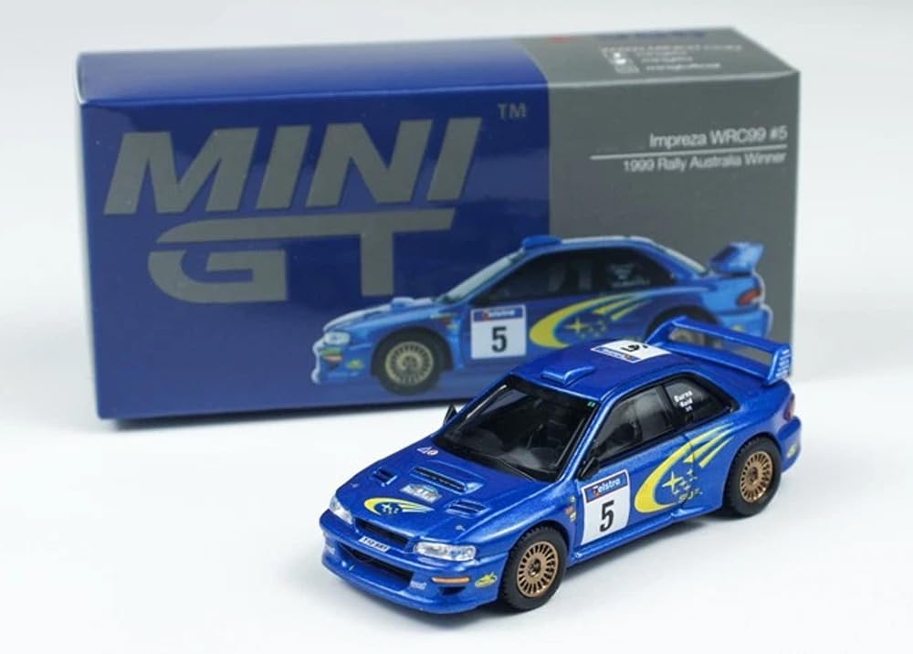 Amazon | MINI GT 1:64 スケール MiJo TOYS - SUBARU IMPREZA WRC99#5