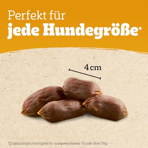 Pedigree Ranchos Sausages 7x60g Leckerlis mit 100% natürlichem Schwein