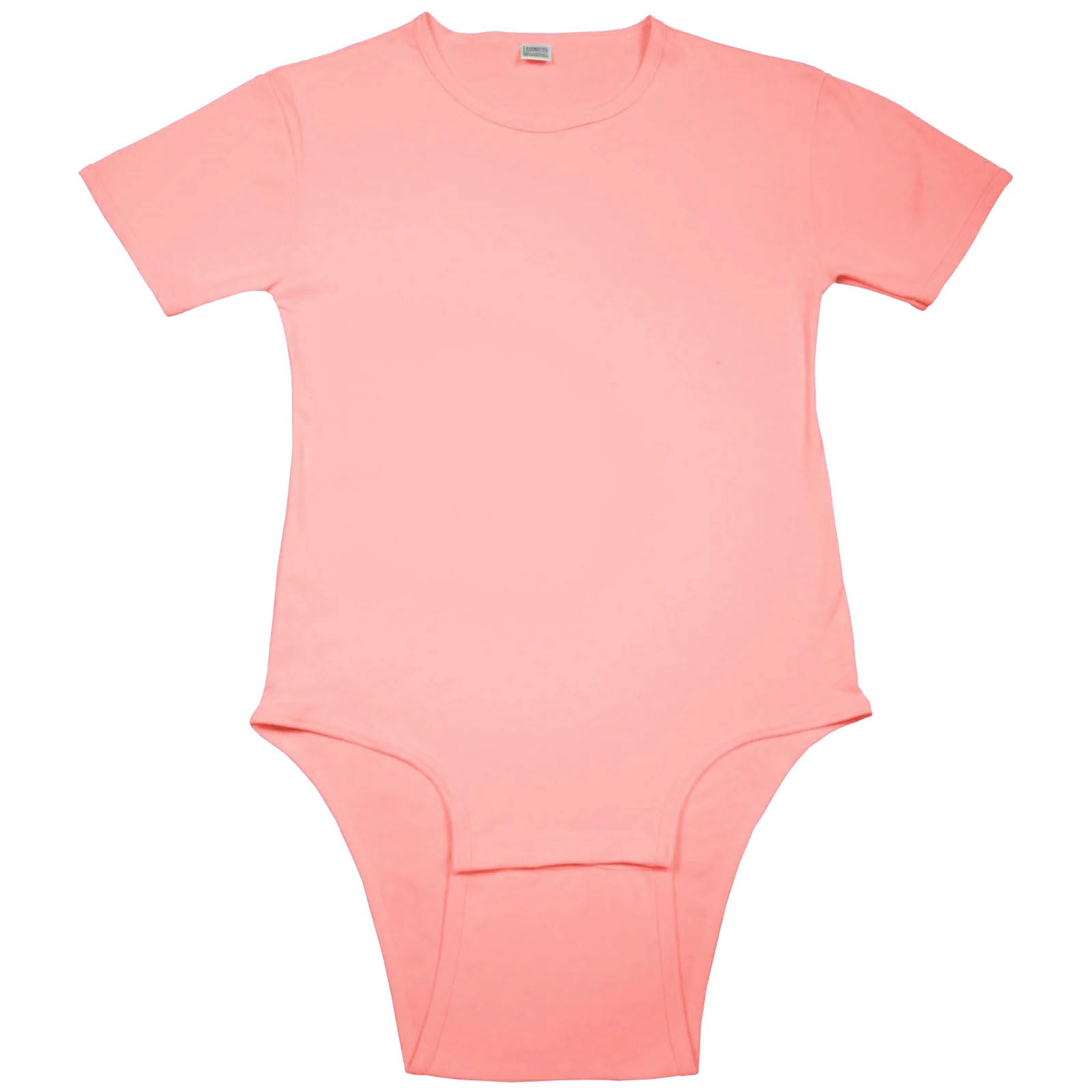 Adult Bodysuit Diapering T-Shirt Quality Heavyweight 100% Cotton Fabric. Front Facing Snap Closures.