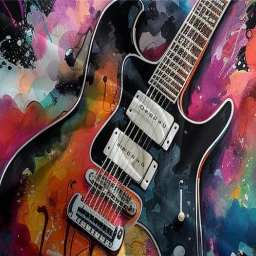 Housse de couette guitare 3D idée cadeau ado anniversaire