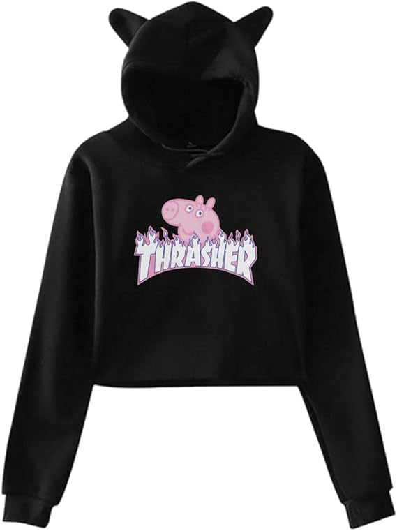 Peppa pig thrasher hoodie amazon Clearance