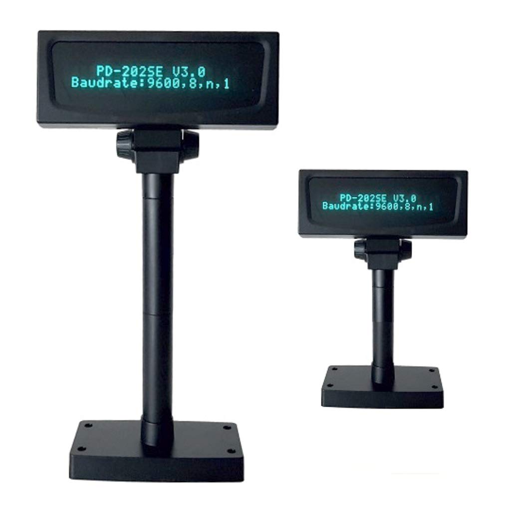 Eutron PD-202S Customer Display VFD 2×20 (Black)