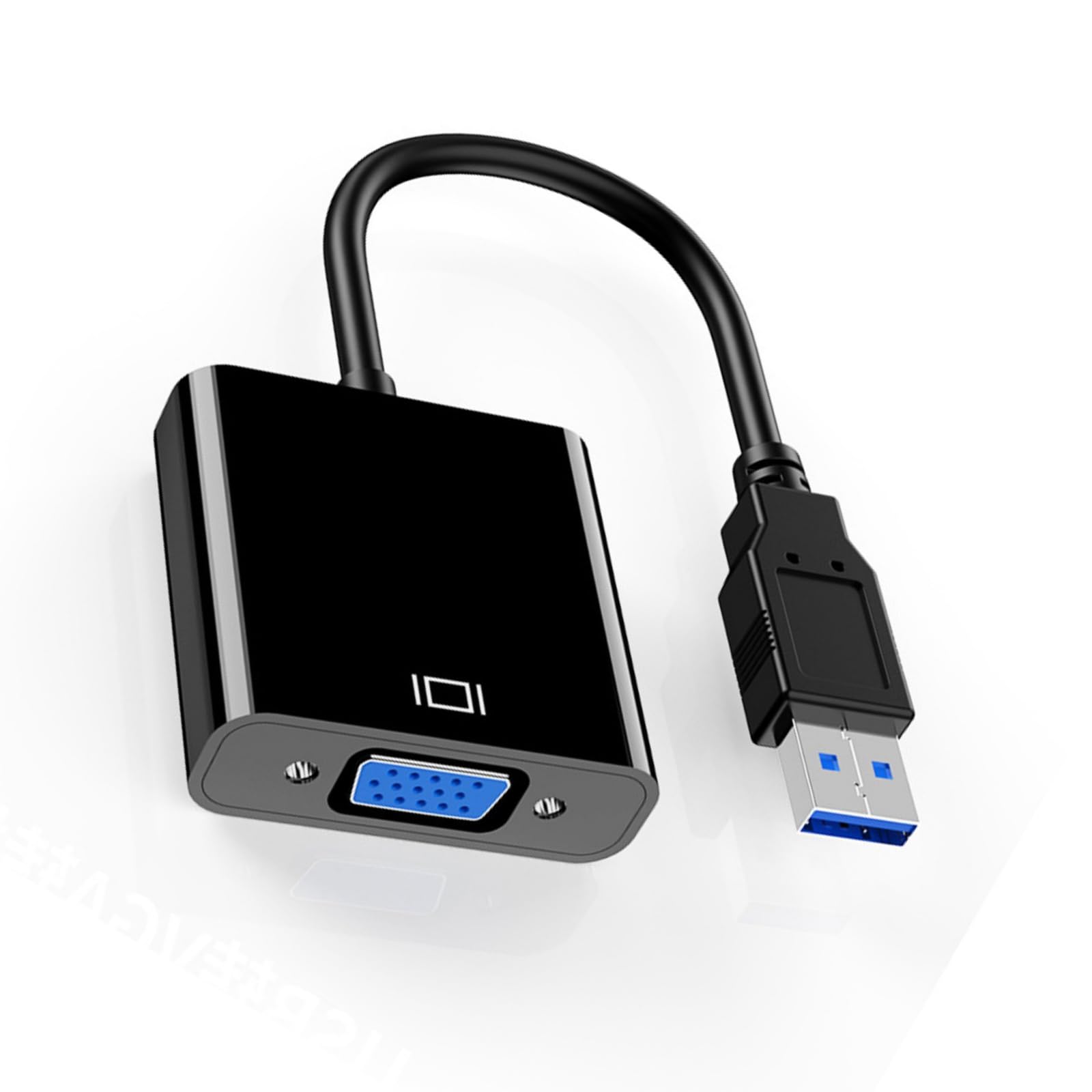 Maxtonser Portable USB3.0 to VGA Video Adapter Cable Converter Wire Conversion Line for Enhaning Workstations and Home Theater