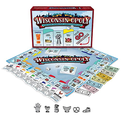 Wisconsin-Opoly Juego de Mesa para 2-6 jugadores miniatura 2