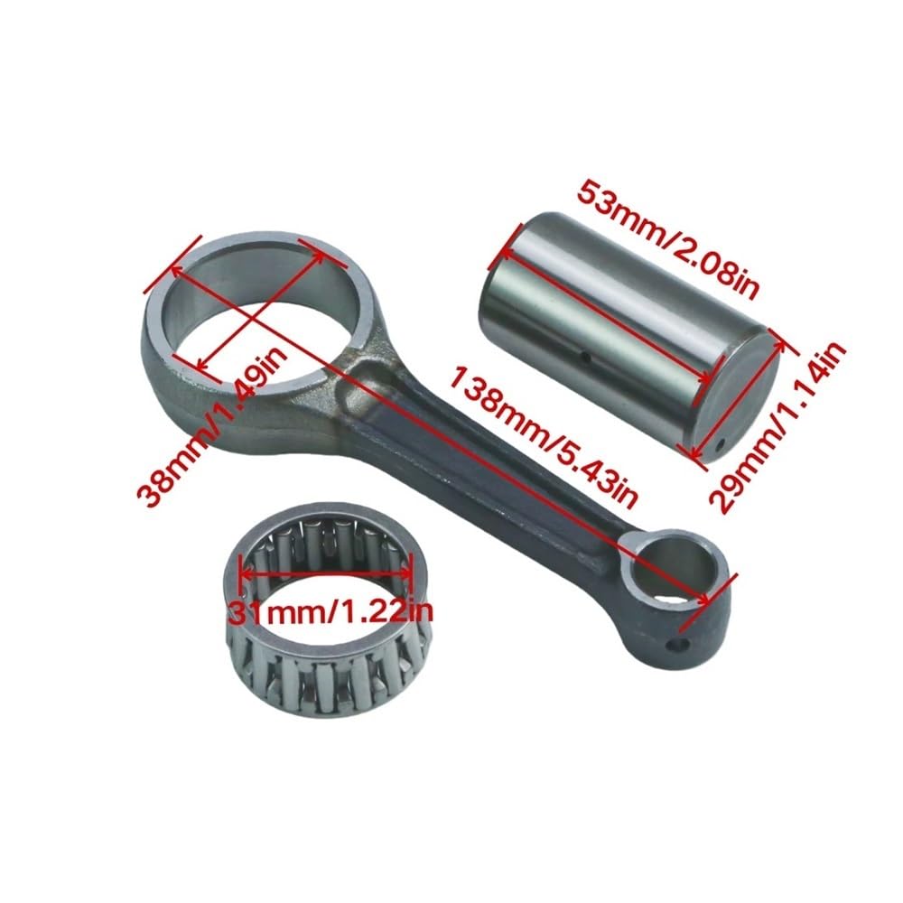 Misura for Ho CG125 CG150 S-Wi SH Dyl 125cc 150cc KGF 4T Pistone Spille Moto Albero Motore Biella