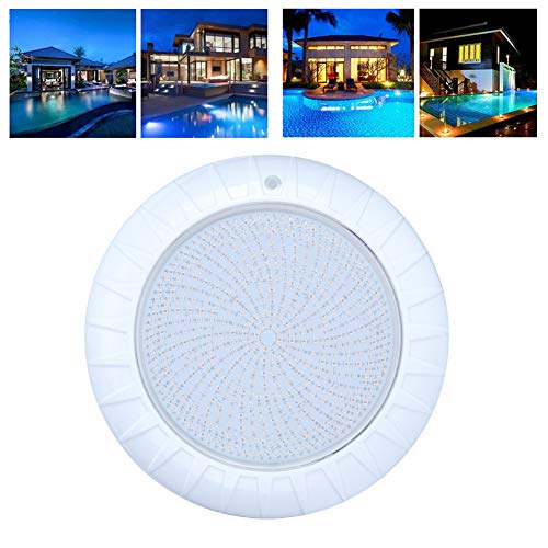 Luz de piscina RGB, luz subaquática de brilho para lagos de peixes de piscina