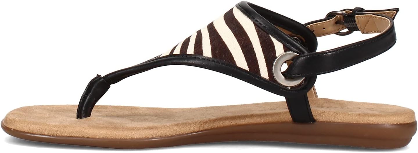 Aerosoles Women's in Conchlusion Flip-Flop, Zebra, 5