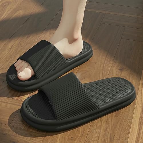 Home Slippers Home Slippers Women Cloud Fashion Simplicity Soft Sole Comfy Indoor Sandals Non-Slip Men Slippers-Pink-44-452