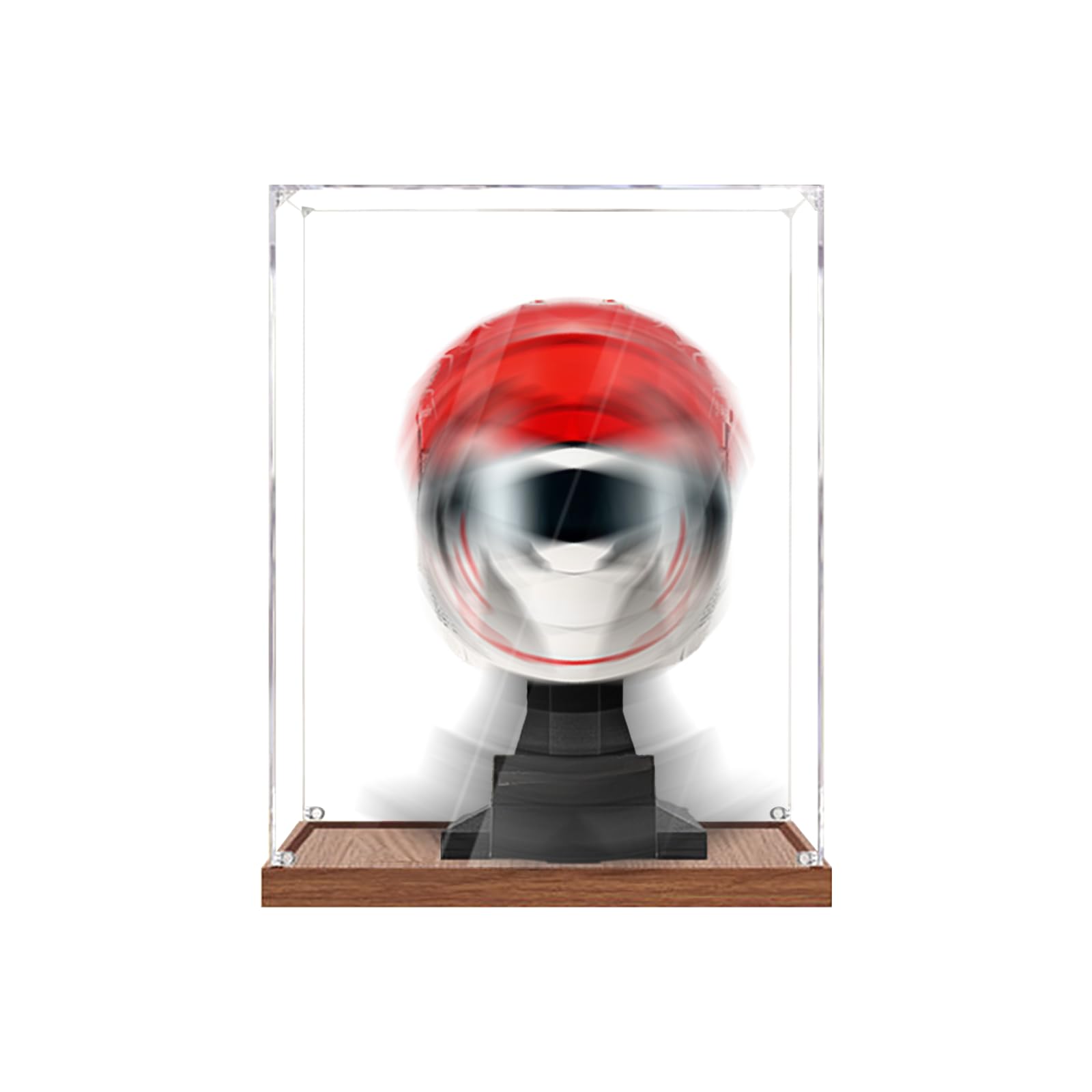 Vetrina in acrilico per Casco Charles Leclerc LEGO 43014 – Scatola in acrilico di terze parti, scatola protettiva spessa e resistente, antipolvere e resistente ai graffi, vetrina, contenitore