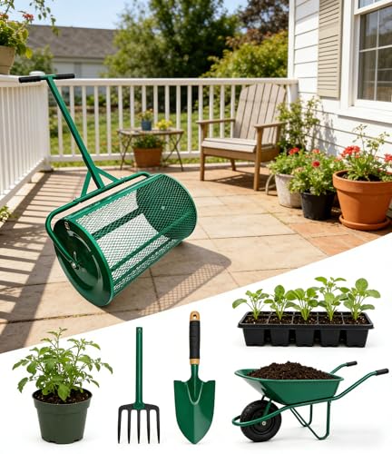 Esparcidor de Compost para Jardín de 24 Pulgadas miniatura 6