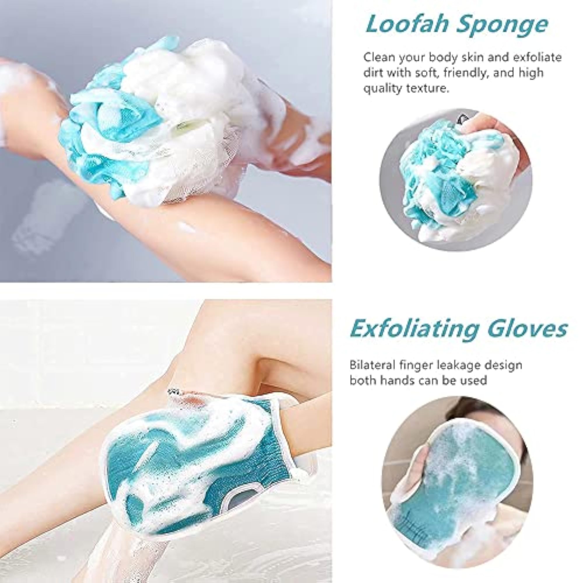 Treonca Splish Splash Exfoliating Back Scrubber