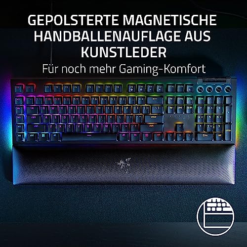 Razer BlackWidow V4 - Mechanische Gaming-Tastatur Chroma RGB (Mechanische Yellow Switches, 6 eigene Makro-Tasten, Doubleshot-ABS-Tastenkappen) QWERTZ DE-Layout | Schwarz 6