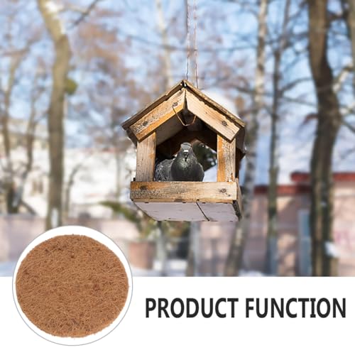 Image of Pigeon Nest Pad 10 Pack 7.87X7.87 Inch Coconut Coir Bird Mat Lightweight Breathable Nesting Pad for Homing Pigeons Egg Breeding Accessories