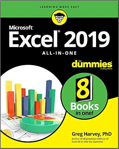 Excel 2019 All-in-One For Dummies book cover