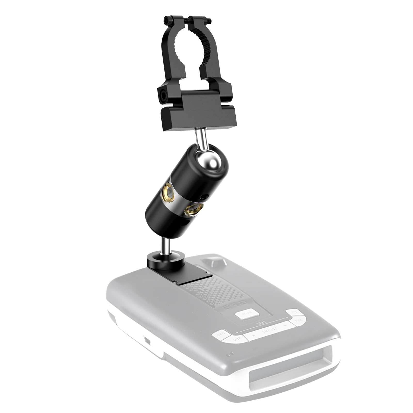 SDSACZMU Radar Detector Mount, Rearview Mirror Rod Aluminum Radar Bracket (for Escort Max / Max2/ MAX360 Radar Detector)