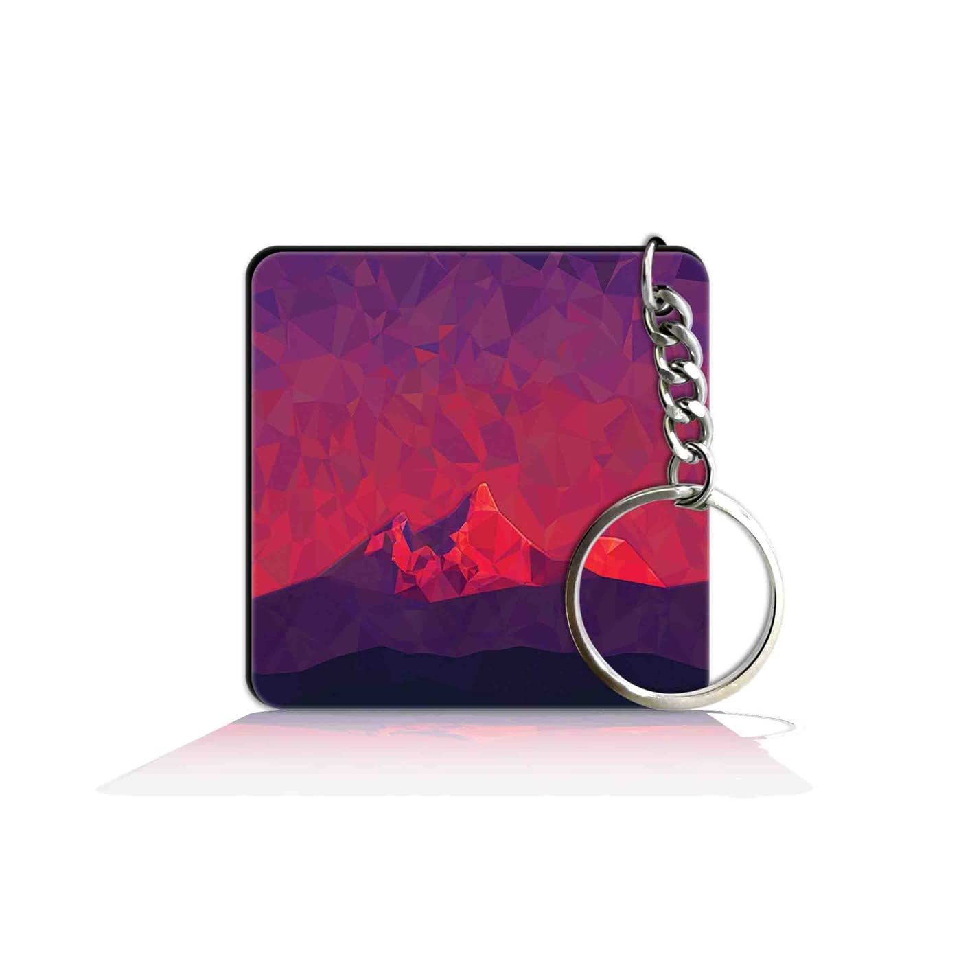 party gift Printed Square Keyring Keychain for Bag Wallet Purse Bike Car Cycle Lock Key House Keys 033-picture-40