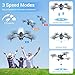 Drone with Camera for Adults 4k FPV Drone One Key Take Off/Land Drones for Adults with 2 Batteries Mini Drone Brushless Motor Toy for Beginners