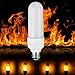 Produktbild E27 LED Flammen Lampe 5W E27 Led Glühbirne Flammen Effektlicht Simulierte Feuer Dekorative Leuchte Ideal für Garten Bar Party Hause Hochzeit Festival Weihnachten Beleuchtung (Länge 19cm)