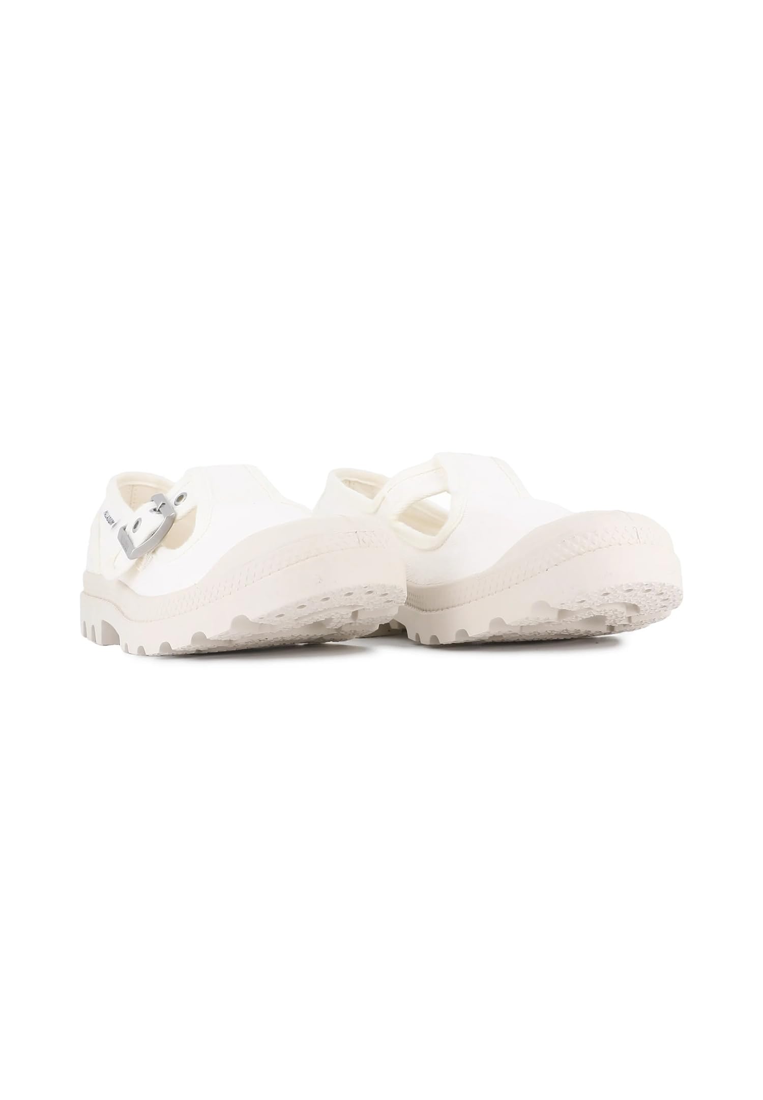 Palladium Unisex Pampa M Washed Mary Jane Flat, Soft White, 43 EU
