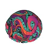 Large application : vous pouvez utiliser ce bonnet de douche pour les soins du visage, le bain, la cuisine, le nettoyage de la maison, etc. Il prendra bien soin de vos cheveux.