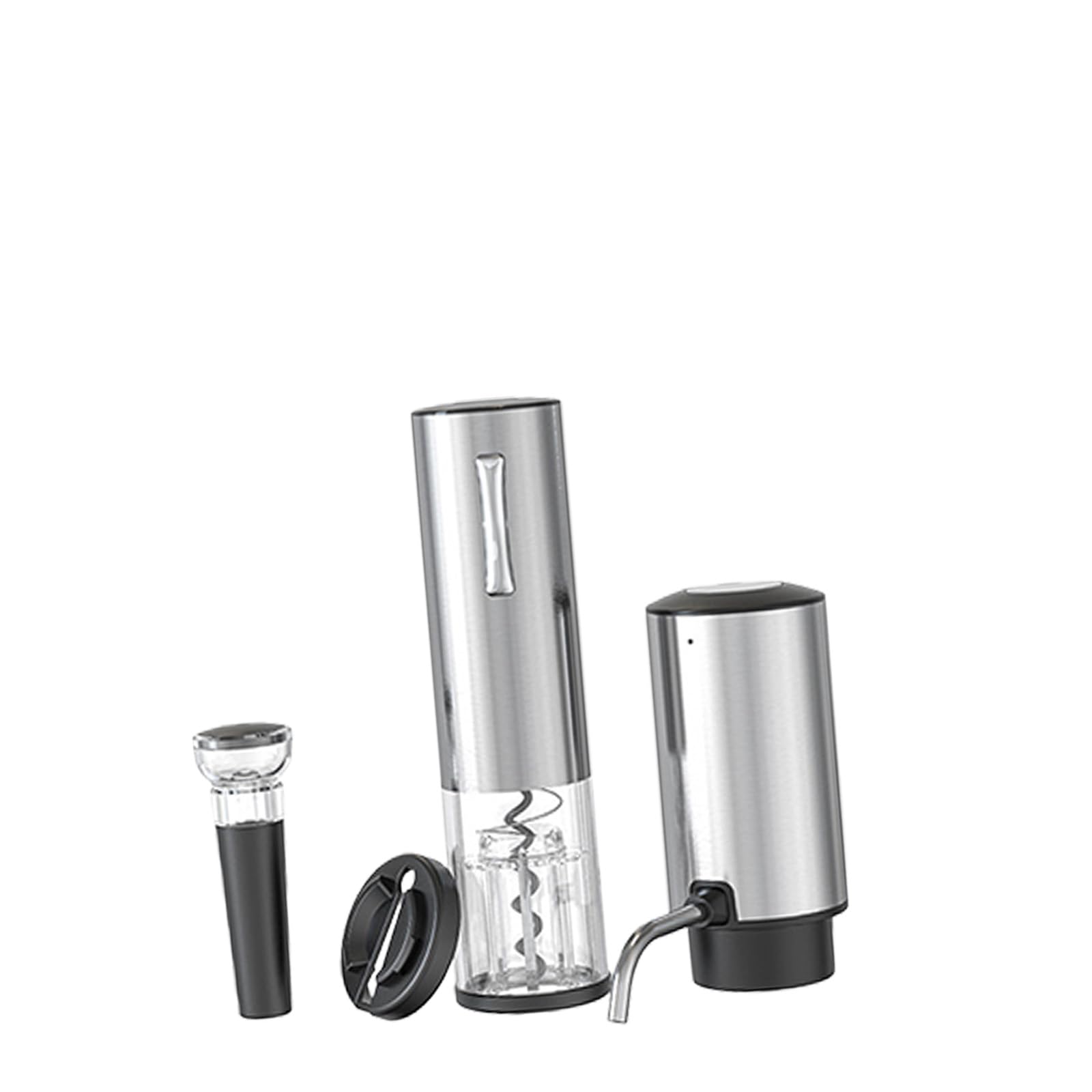 Shntig Complete Wine Serving Set Featuring Electric Corkscrew and Oxidation Process Home Club Accessories Set
