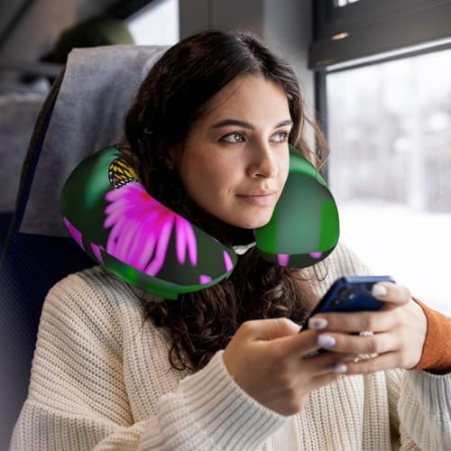 Almohada de Viaje Viscoelástica Negra Tamaño Estándar miniatura 6