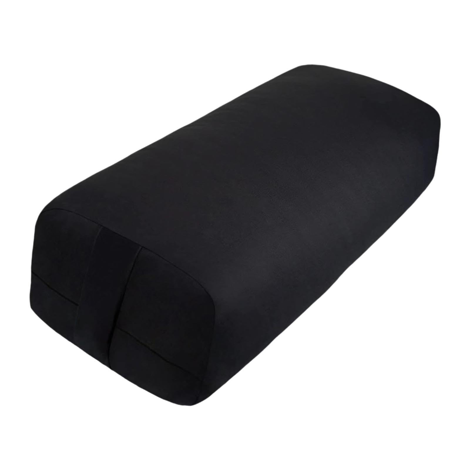 Cuscino da con Fodera Rimovibile E Lavabile per Uomo E Donna, Strumento per Lo, Cuscino per L'equilibrio delle Gambe E Supporto Durante, Rettangolo Nero