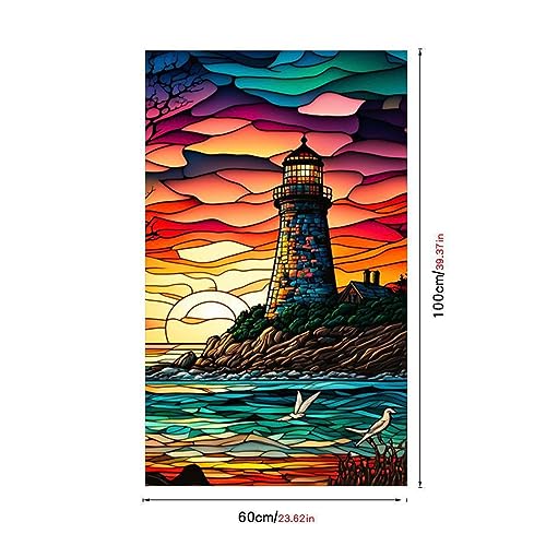 Privacidade da janela Cling | Filmes de Desenho Brilhante | Janela de vidro estático adere sem cola