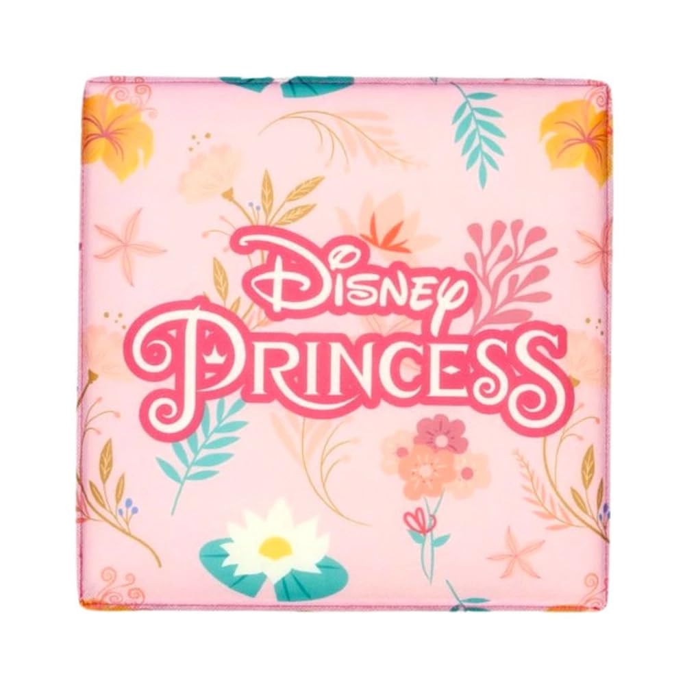 Puf infantil multifunción contenedor porta objetos para sentarse 30 cm (Princesas (1))