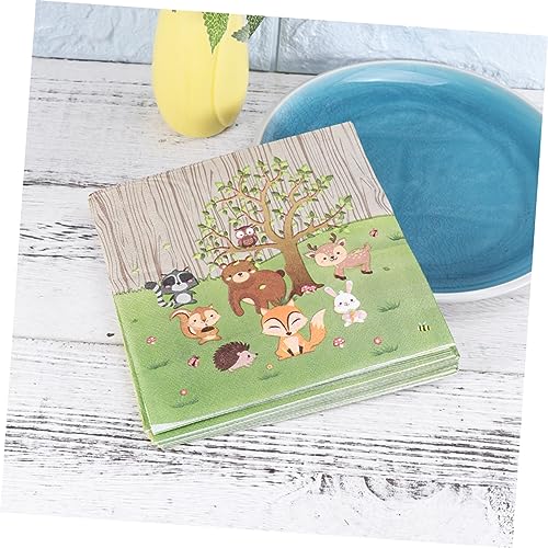 CIYODO 20 Peças Guardanapos De Sobremesa De Coquetel Guardanapos De Papel Para Festa Guardanapos De